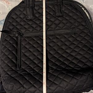 Vera Bradley Black Mini Backpack